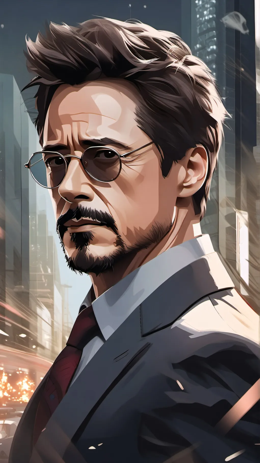 ai character: Tony stark background