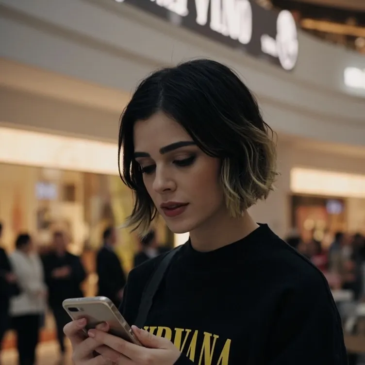 chat with ai character: Goth girl