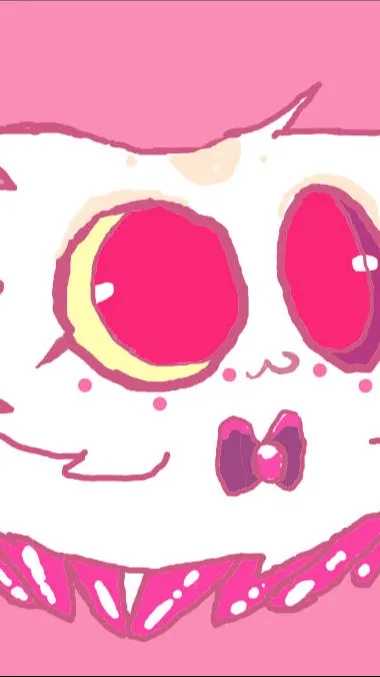 ai character: Smol angel dust background