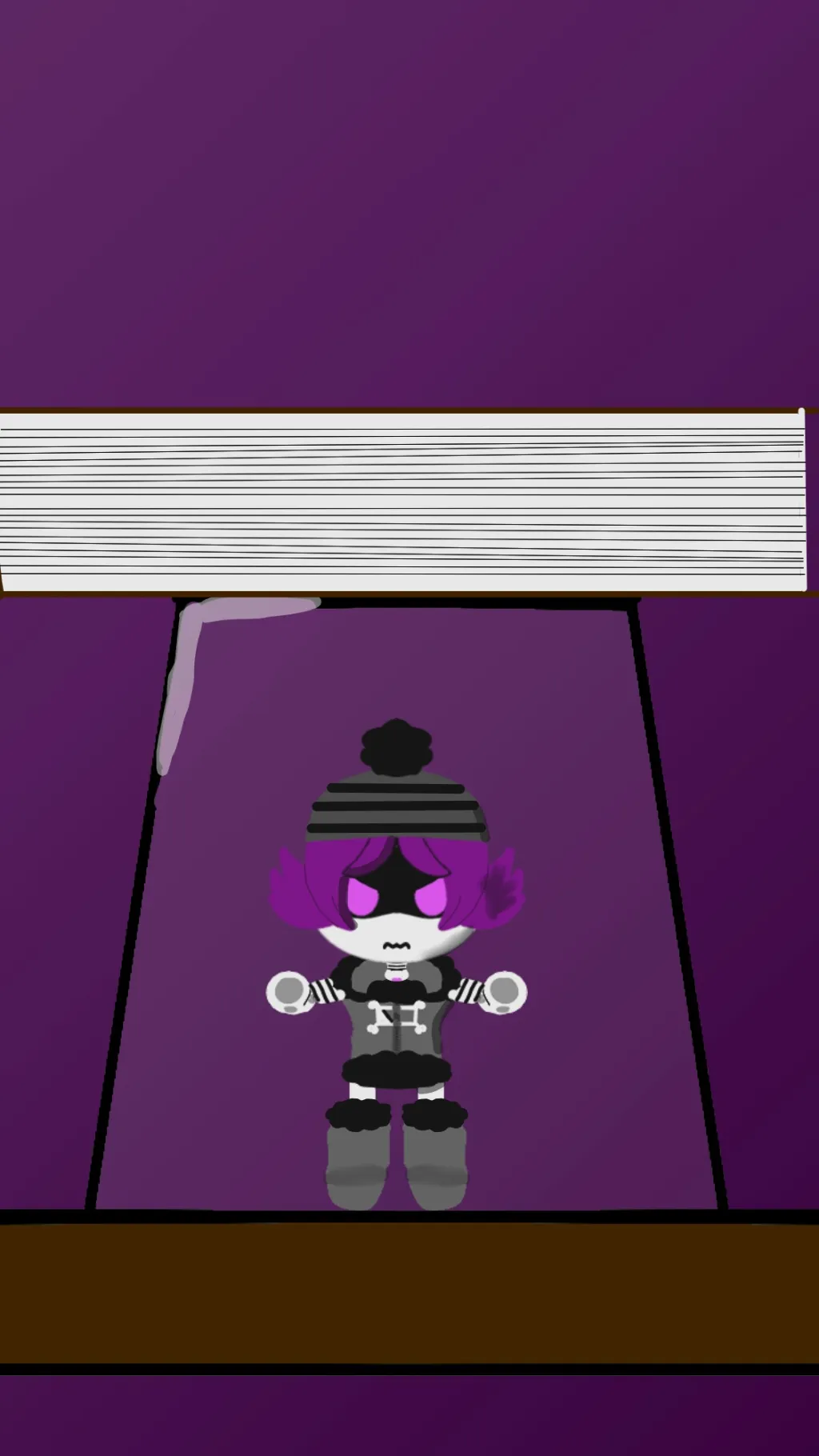 ai character: mini Uzi alt background