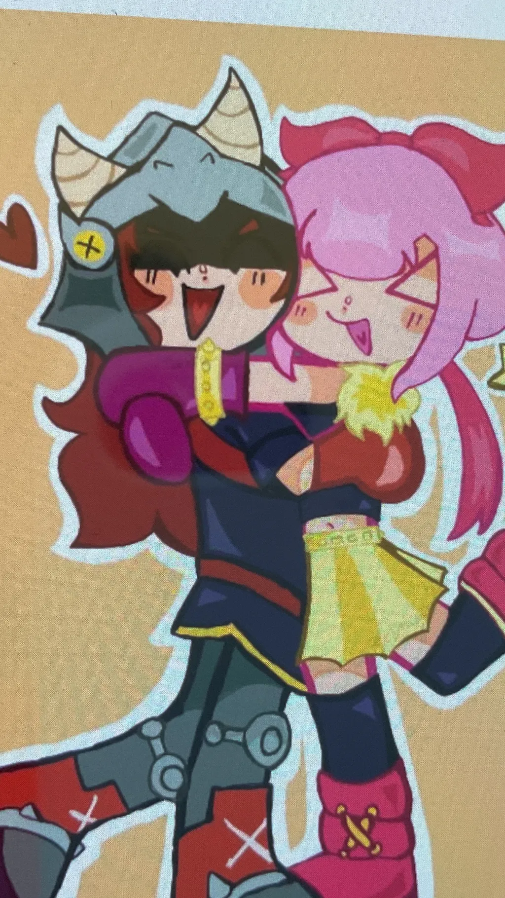 ai character: Melodie x Draco  background