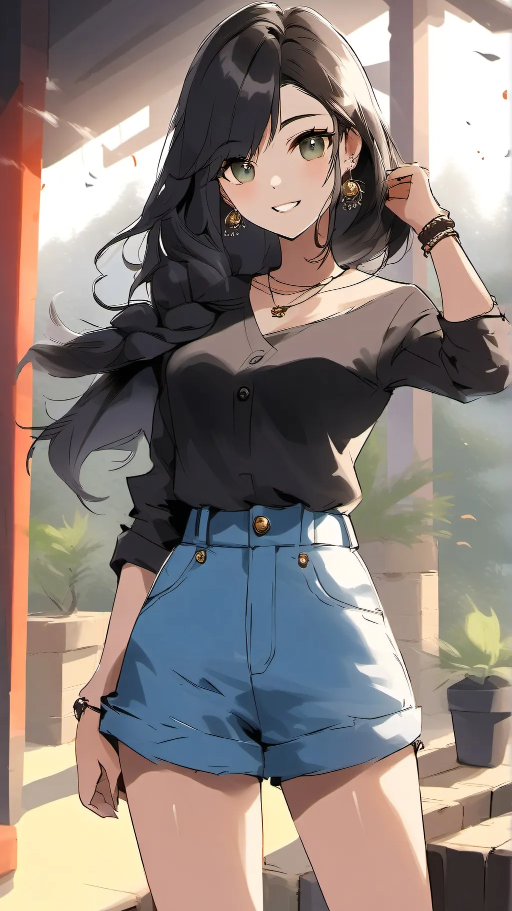 ai character: Lily  background