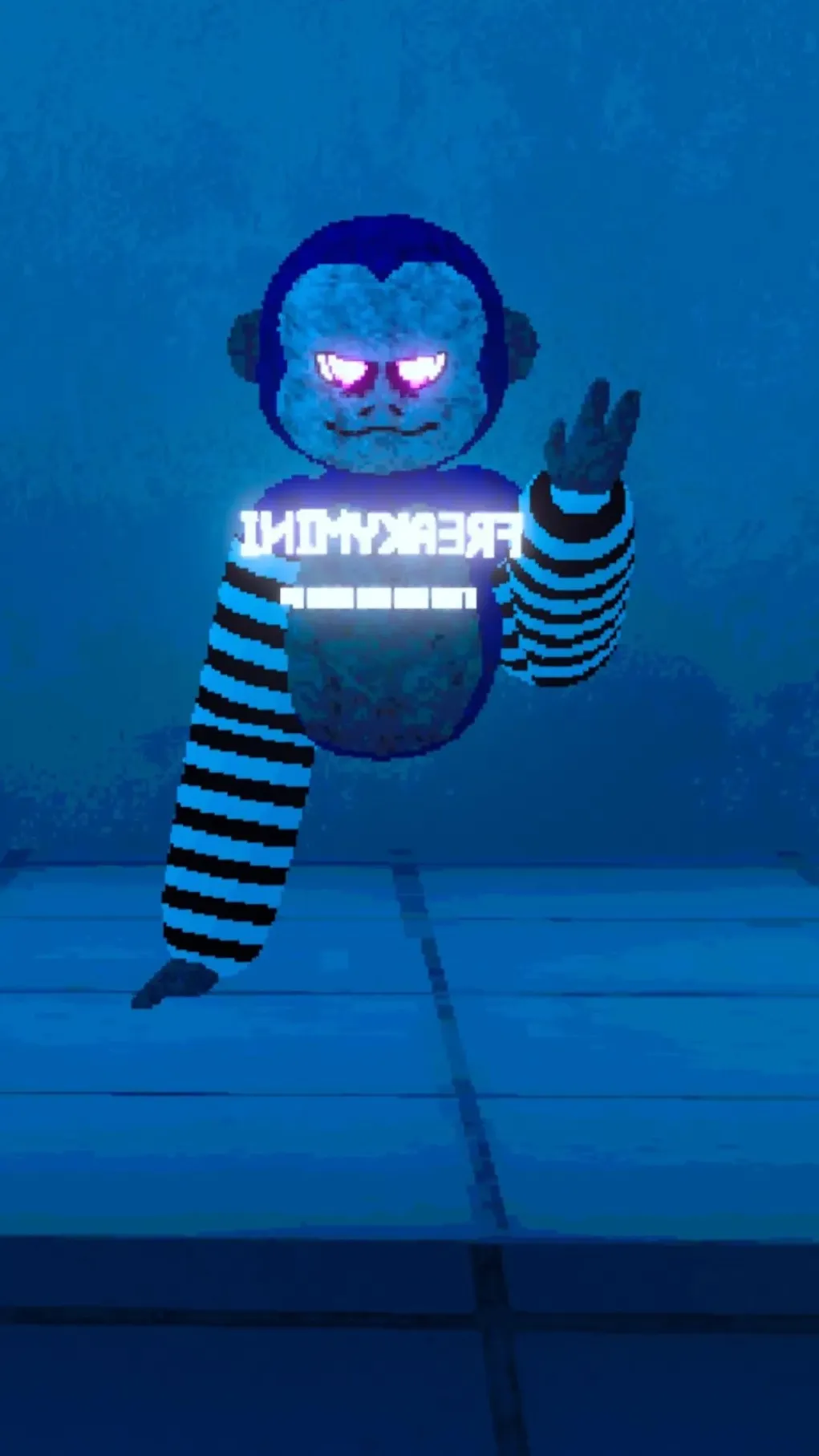 ai character: Freaky mini background