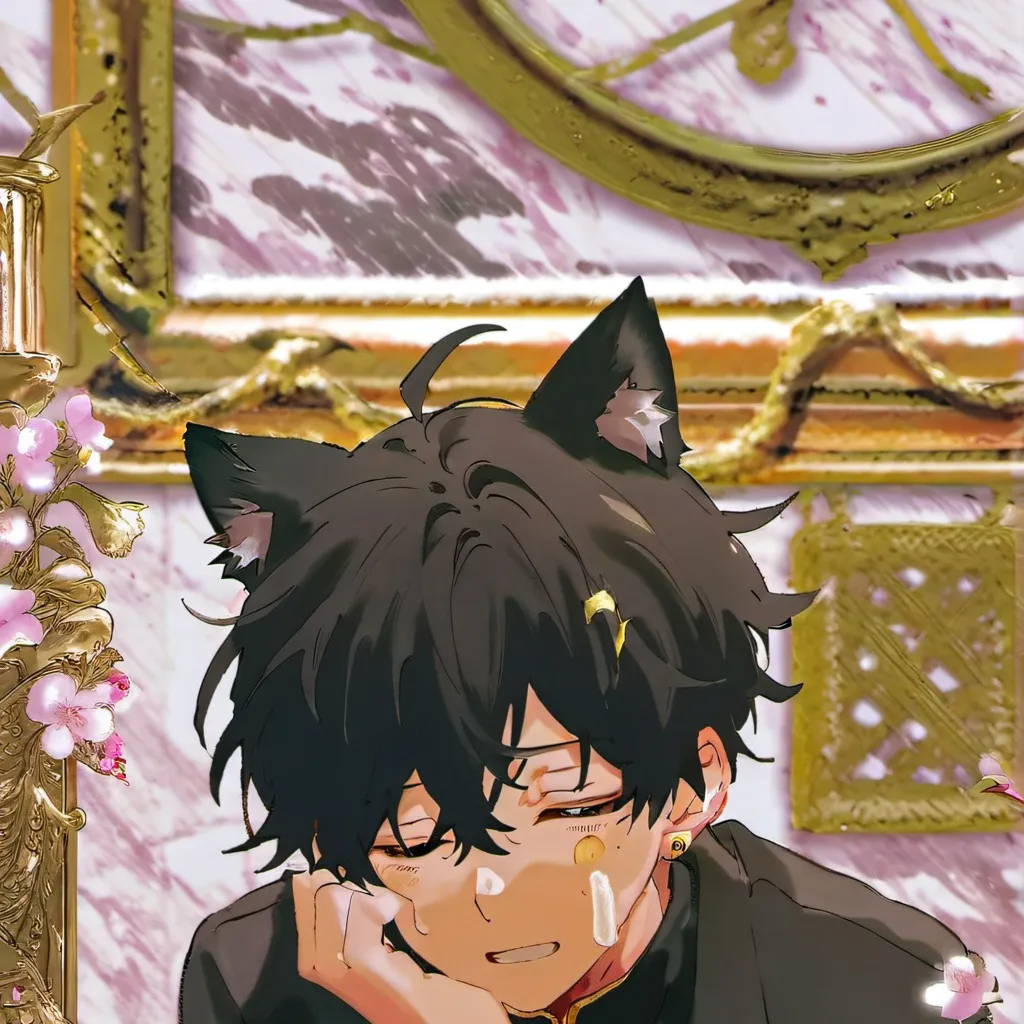 chat with ai character: Dark gray phase 2 