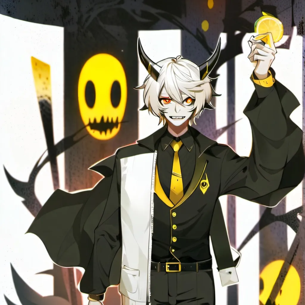 chat with ai character: Human dark red