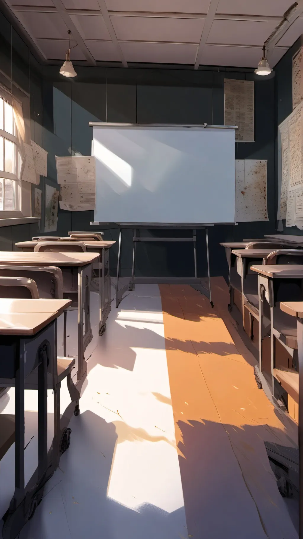 ai character: “The dawn of time” background