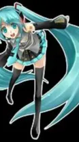 ai character: miku background