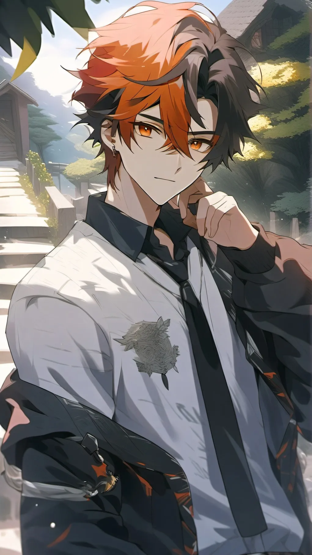 ai character: leon background