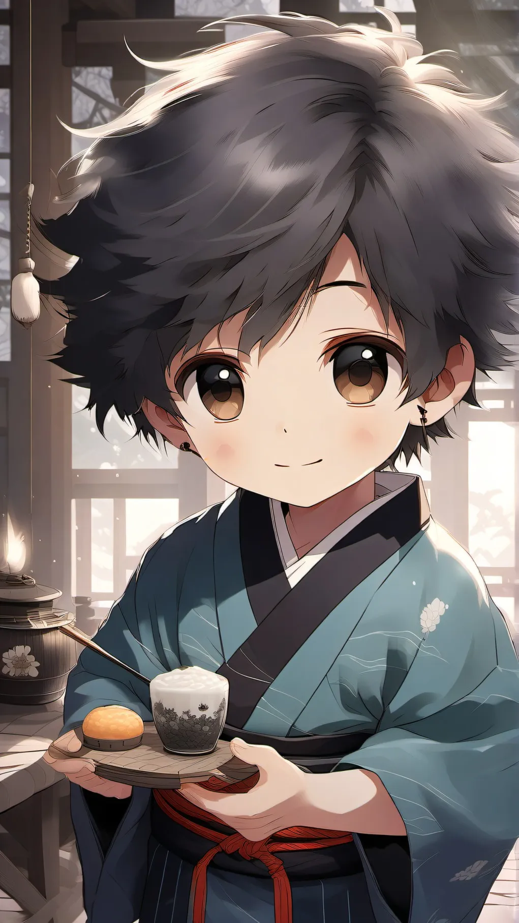 ai character: LITTLE BRO(HAUSAG) background