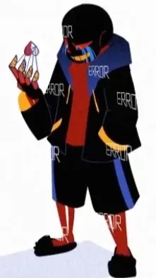 ai character: Error sans background