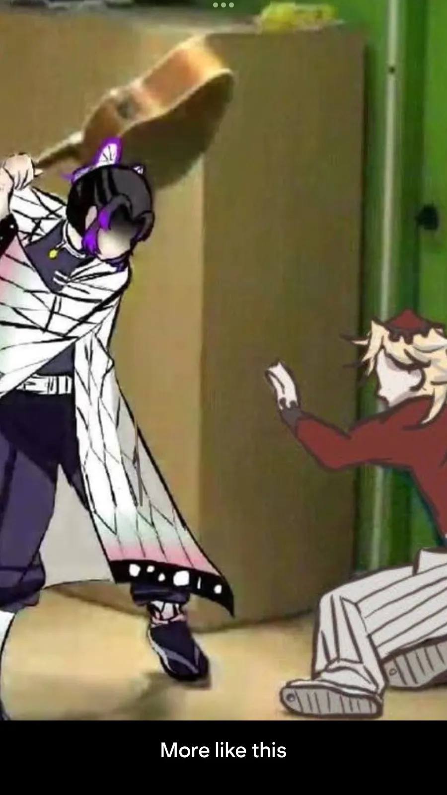 ai character: Douma finds Shino background