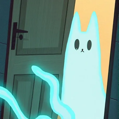 chat with ai character: Ghost cat