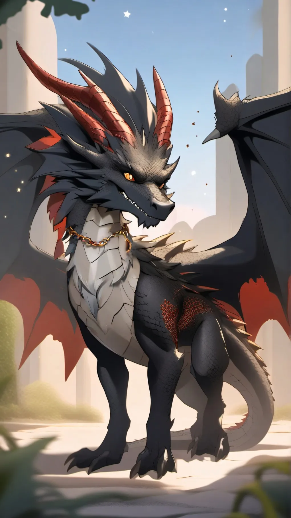 ai character: onyx background