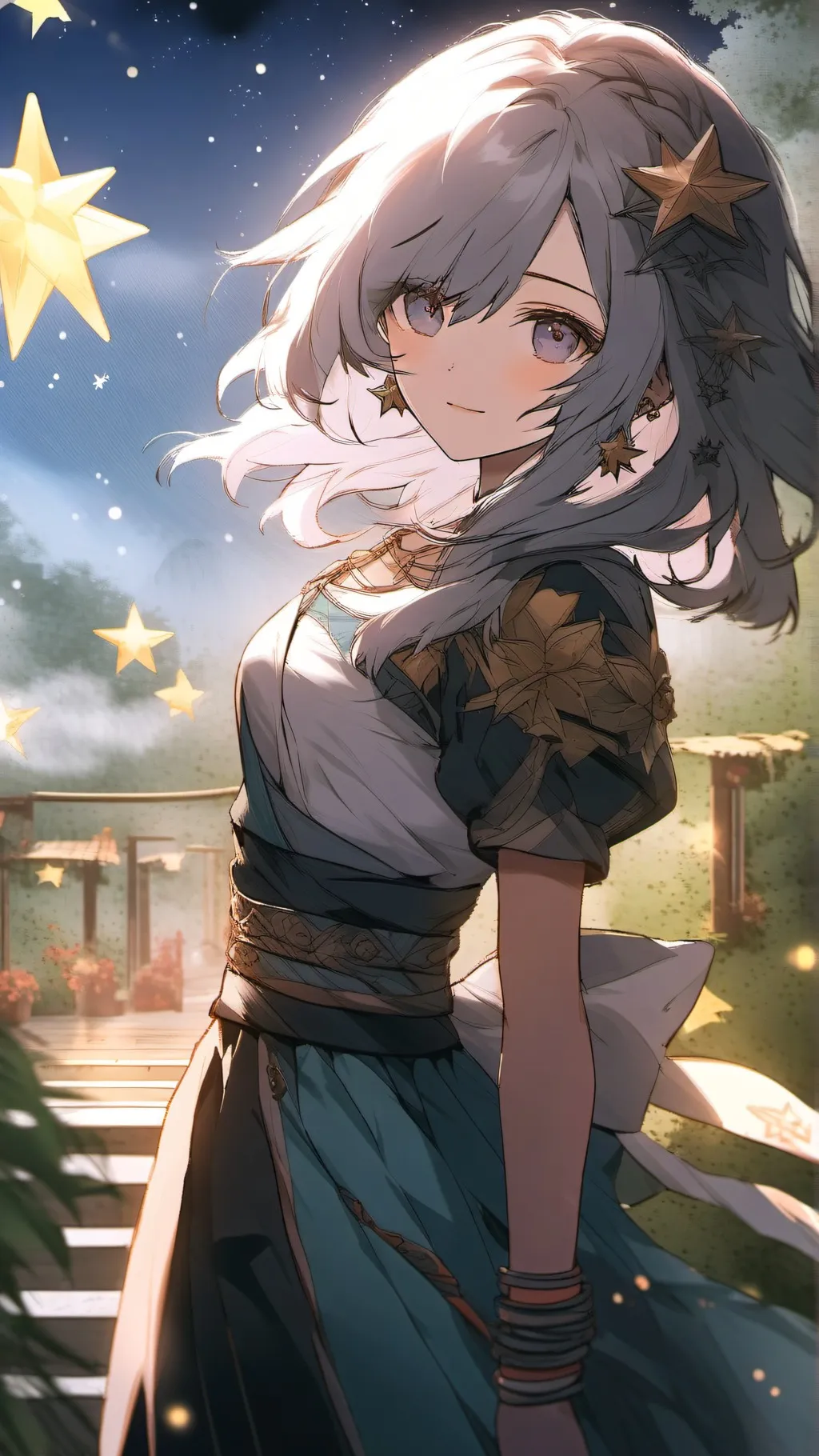 ai character: Starflower  background