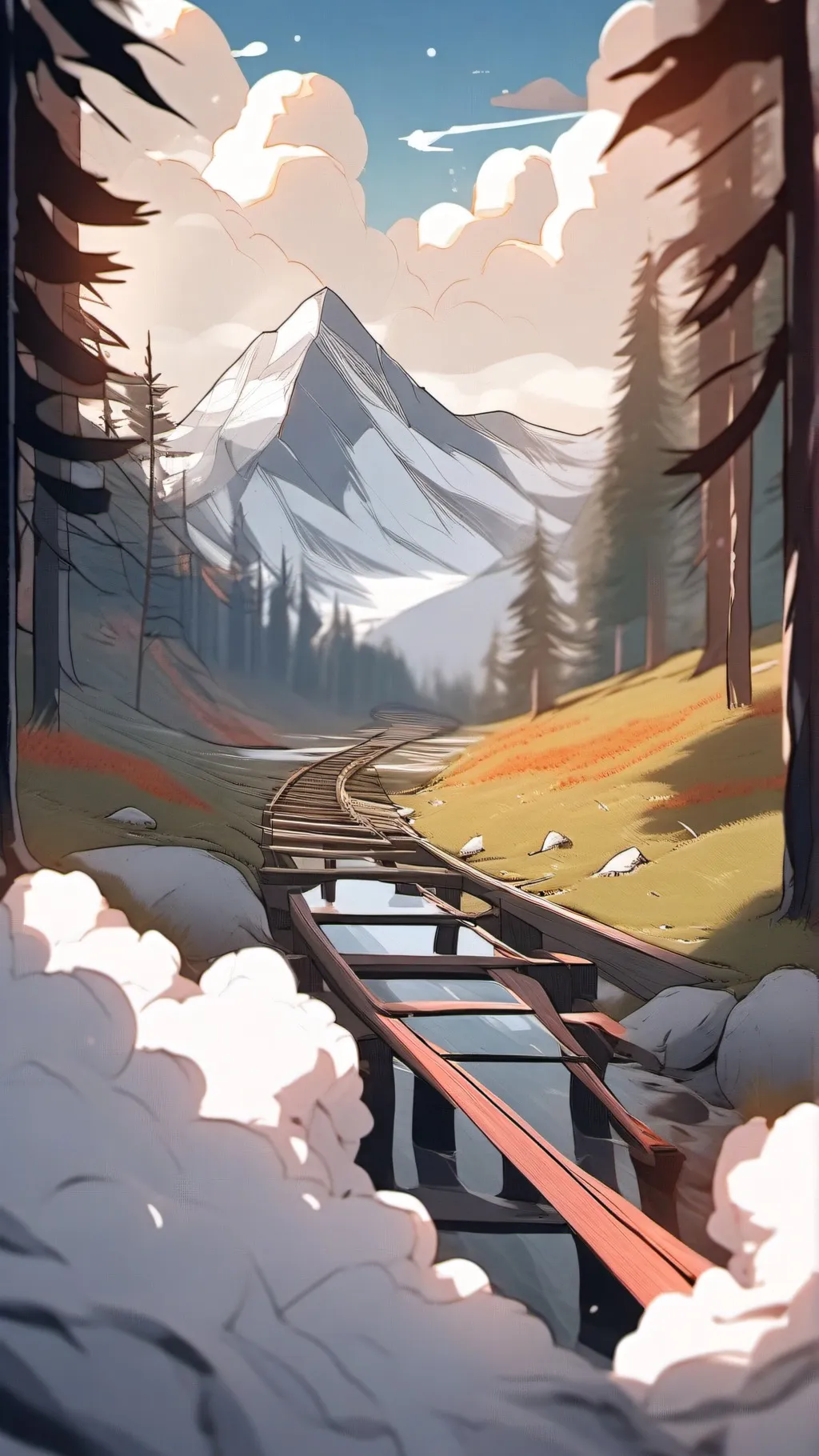 ai character: Cloudbubble background