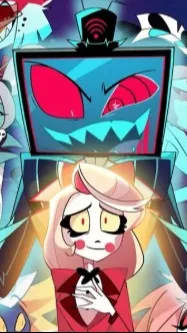 ai character: HH but TRON background