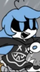 ai character: kid uzi background