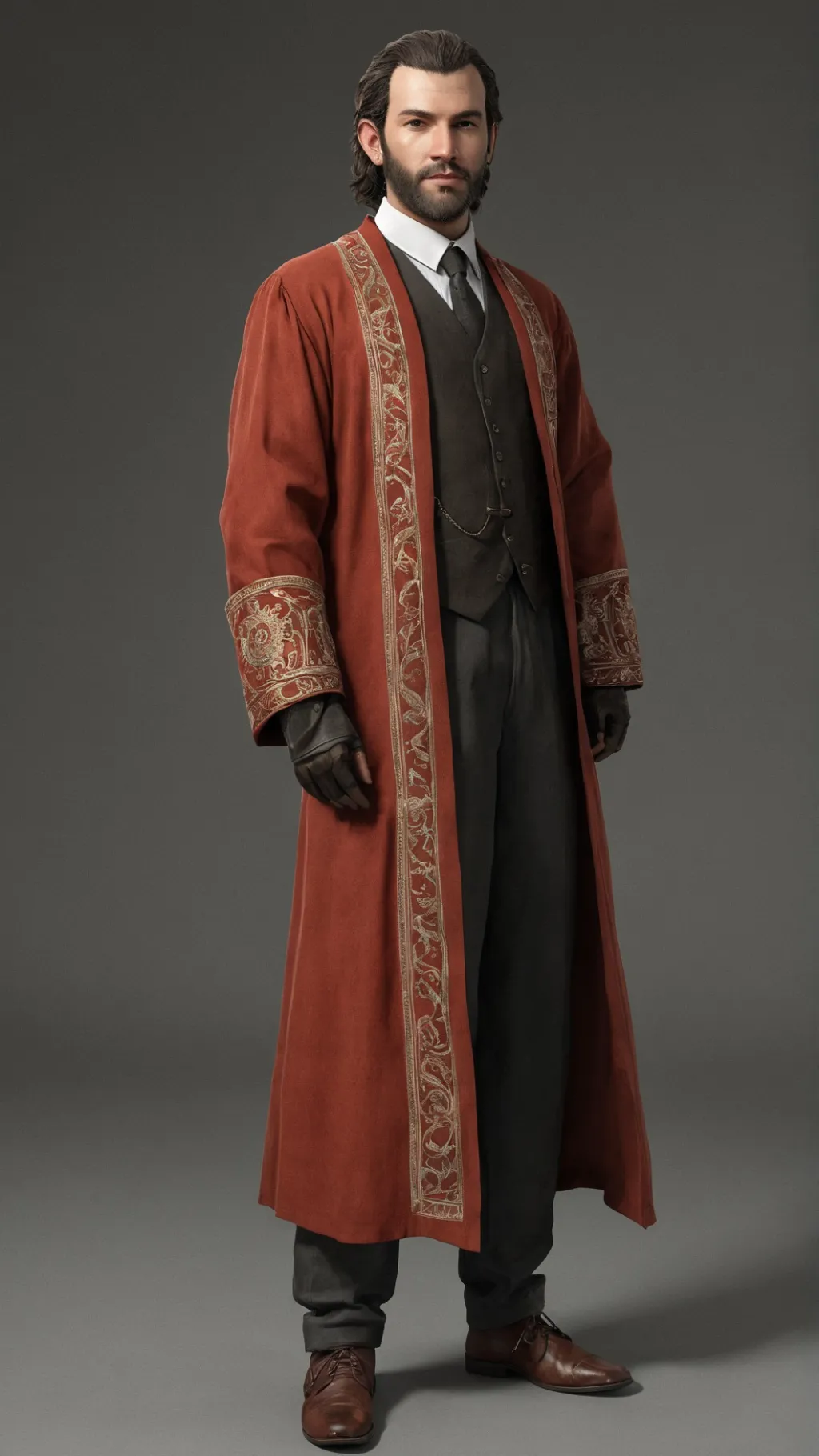 ai character: npc in a game background