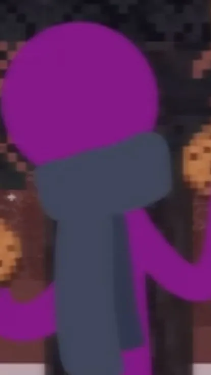 ai character: Purple background