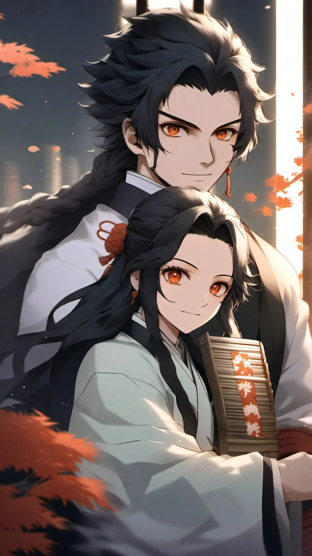 ai character: demon slayer background