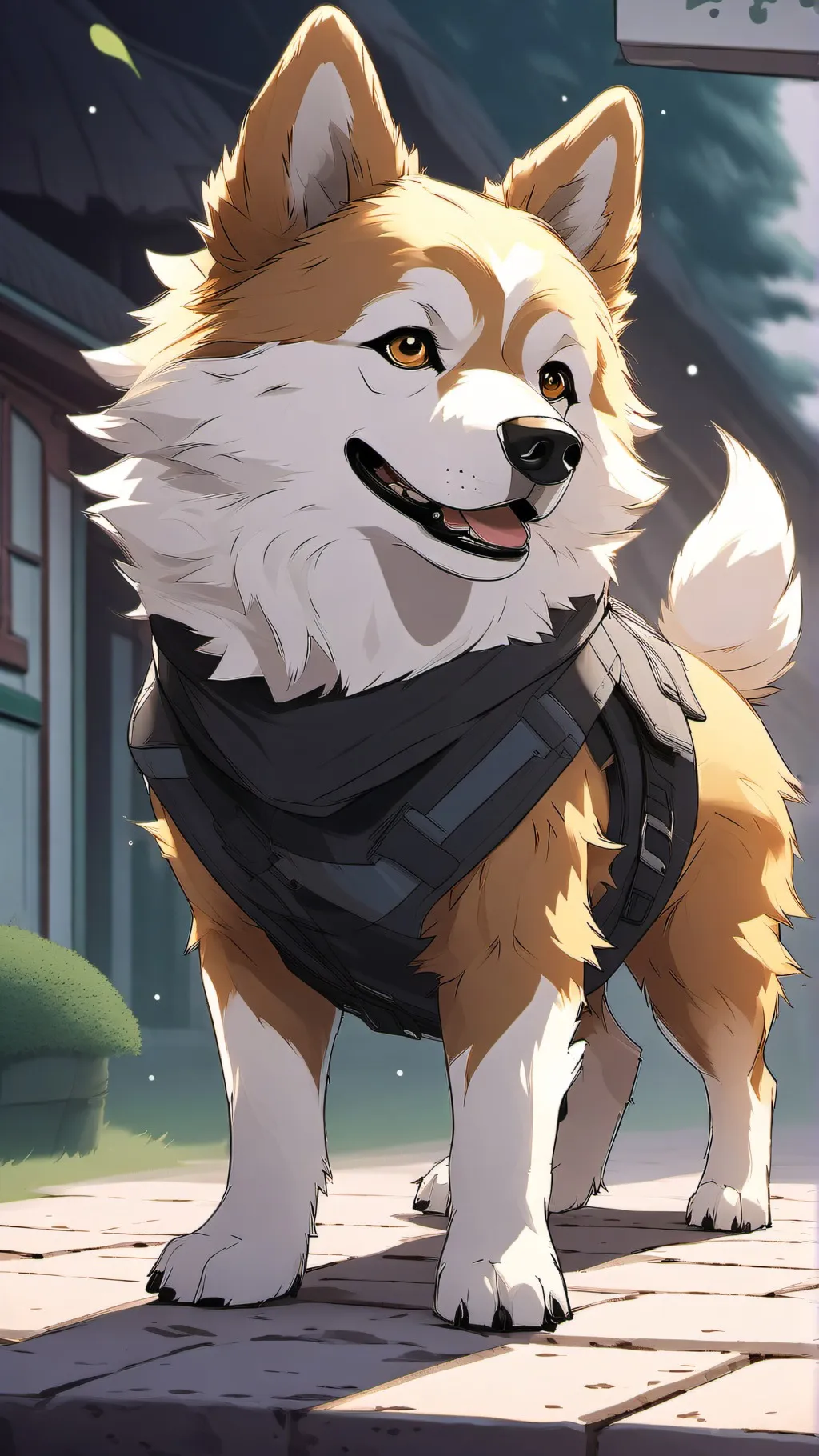 ai character: shappy background