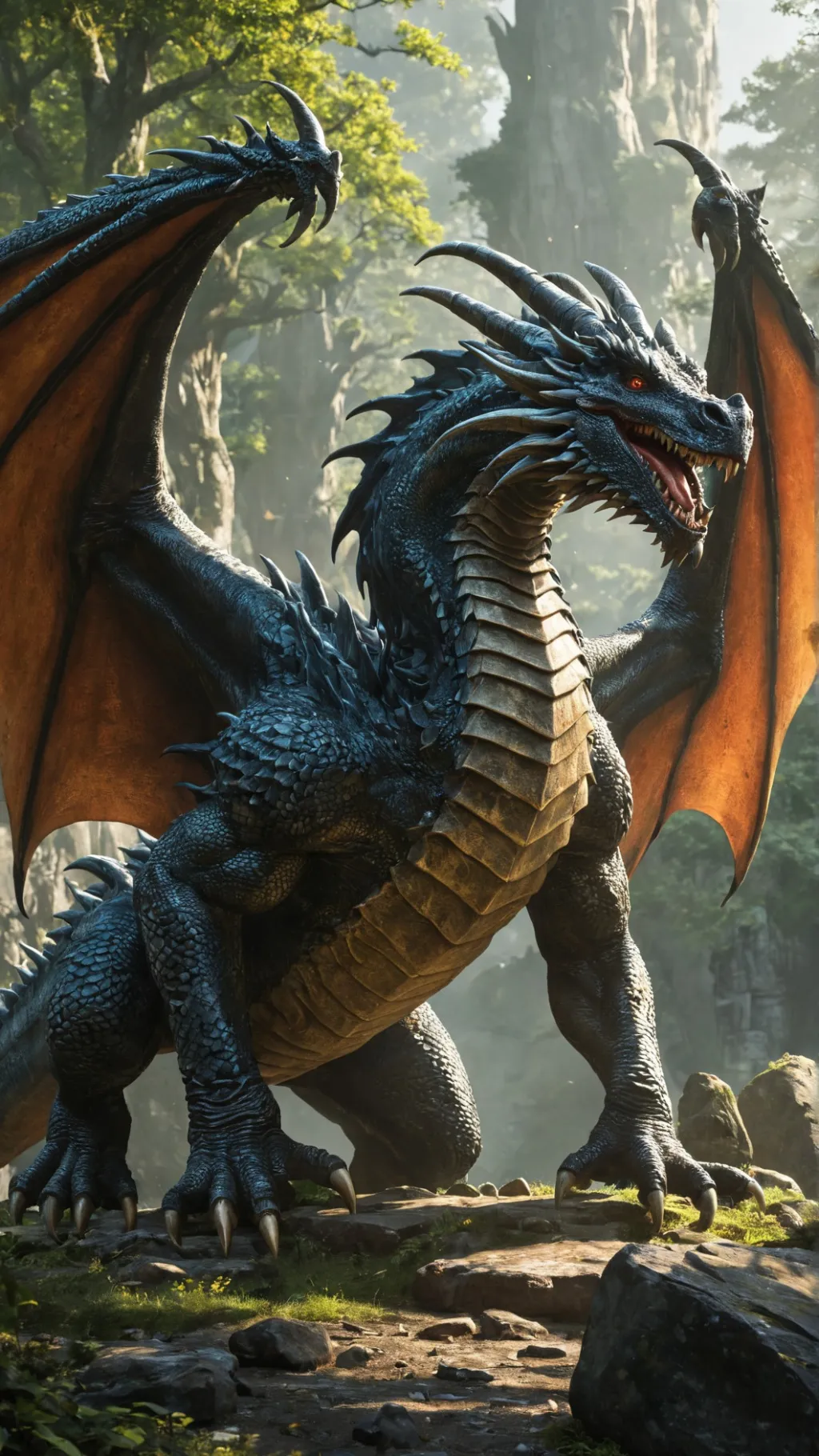 ai character: dragon 1 background