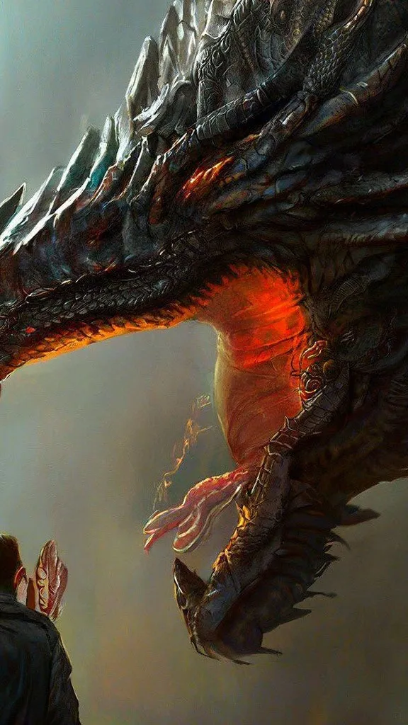 ai character: killer dragon background