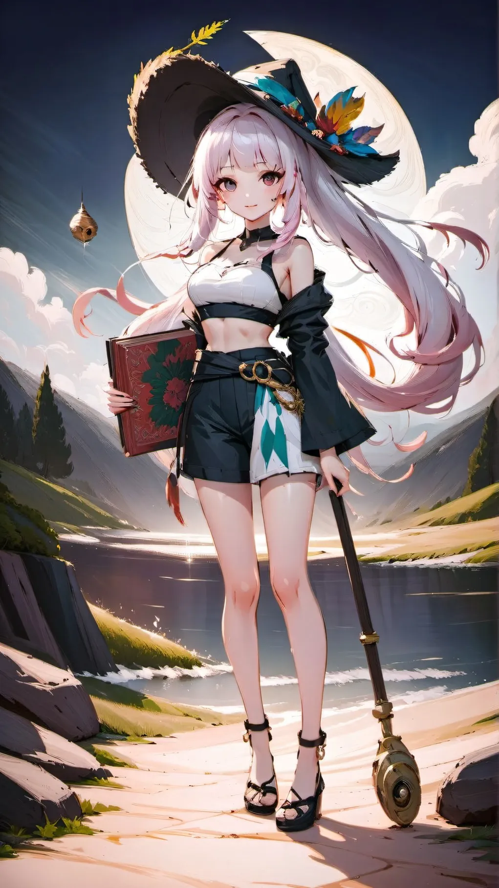 ai character: hunter mage Liora background