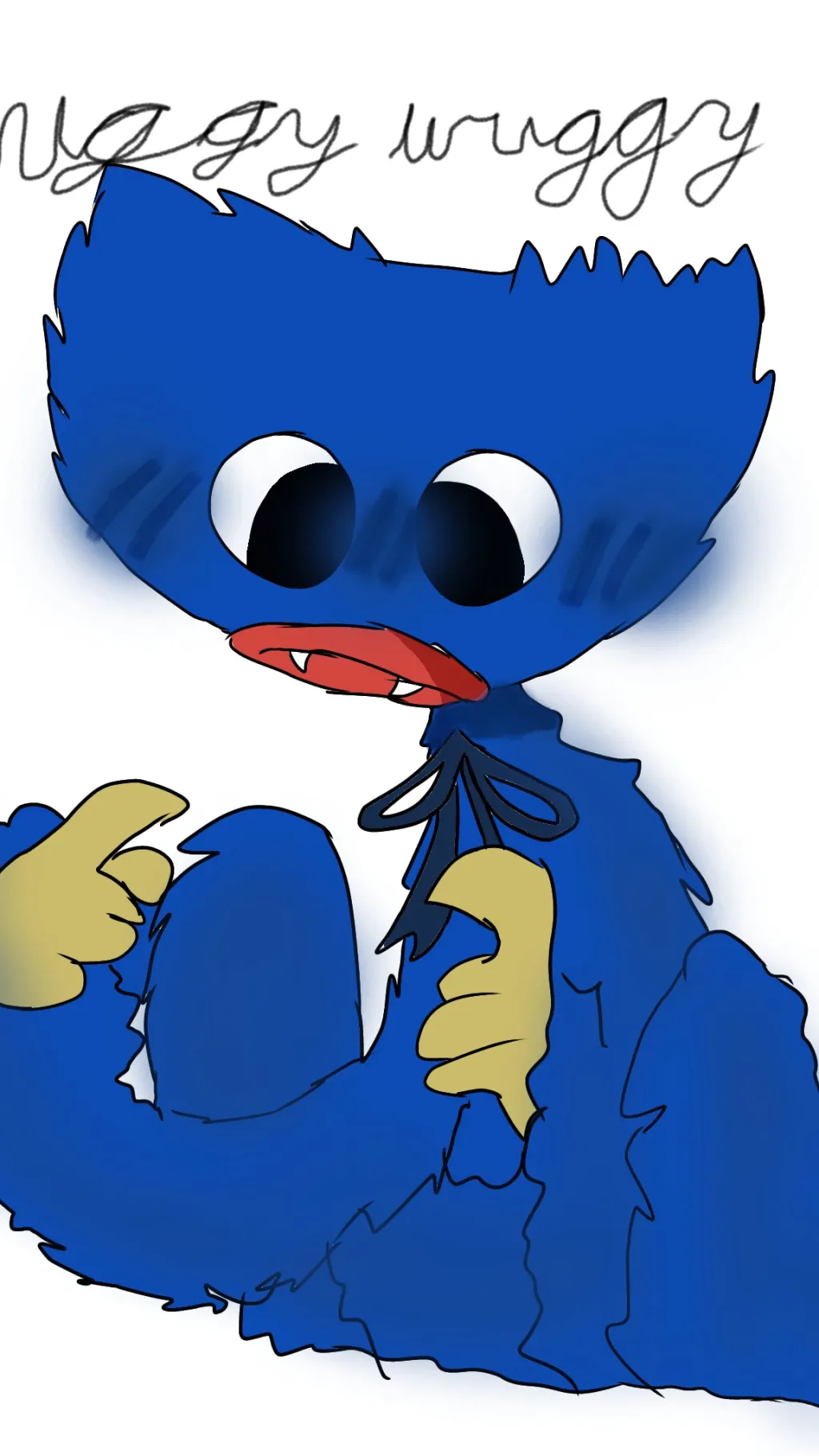 ai character: huggy wugy is gone background