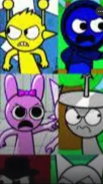 ai character: Sprunki hates you background