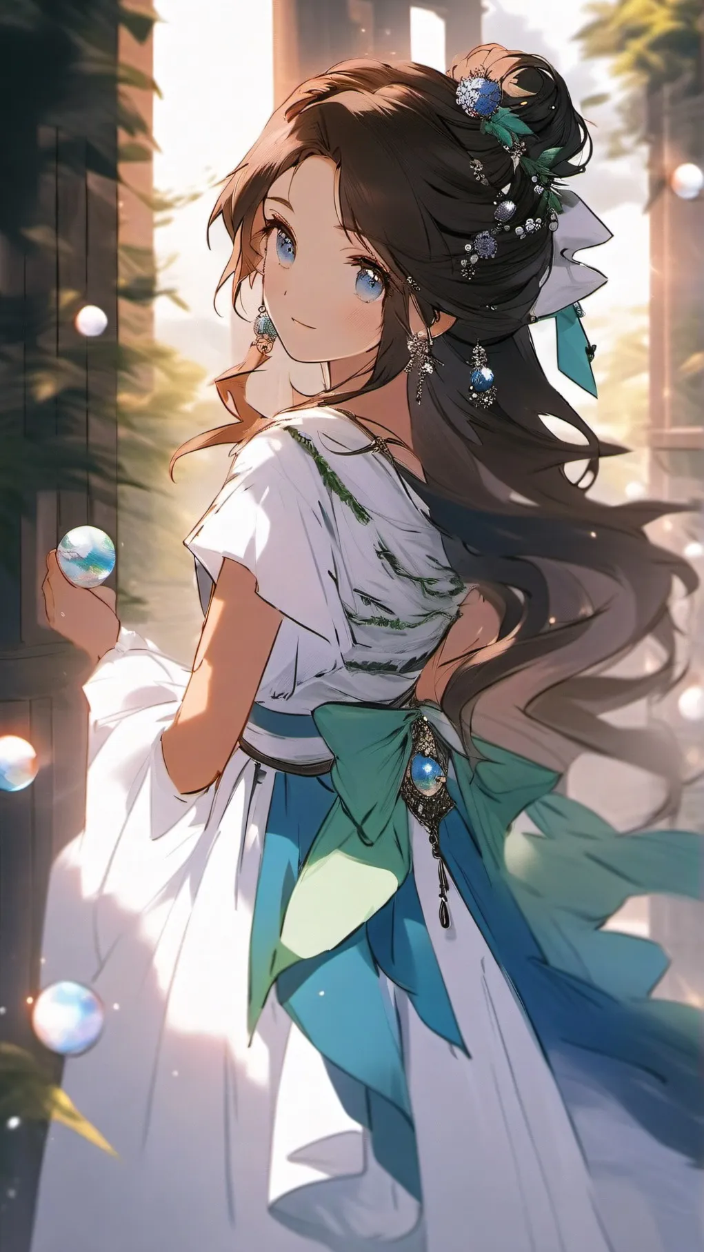 ai character: Liris PJO Goddess background