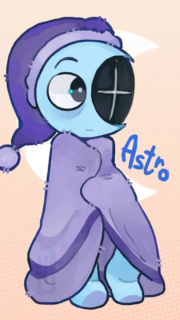 ai character: Astro love u background