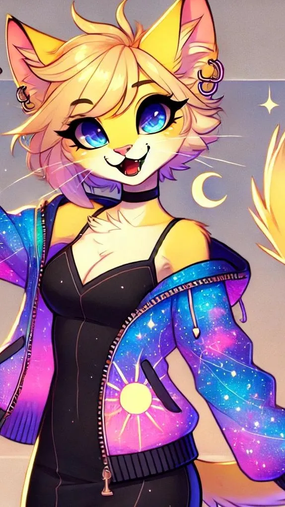 ai character: Luna background