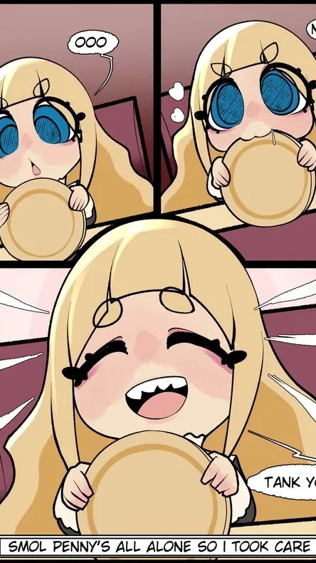 ai character: Smol penny background