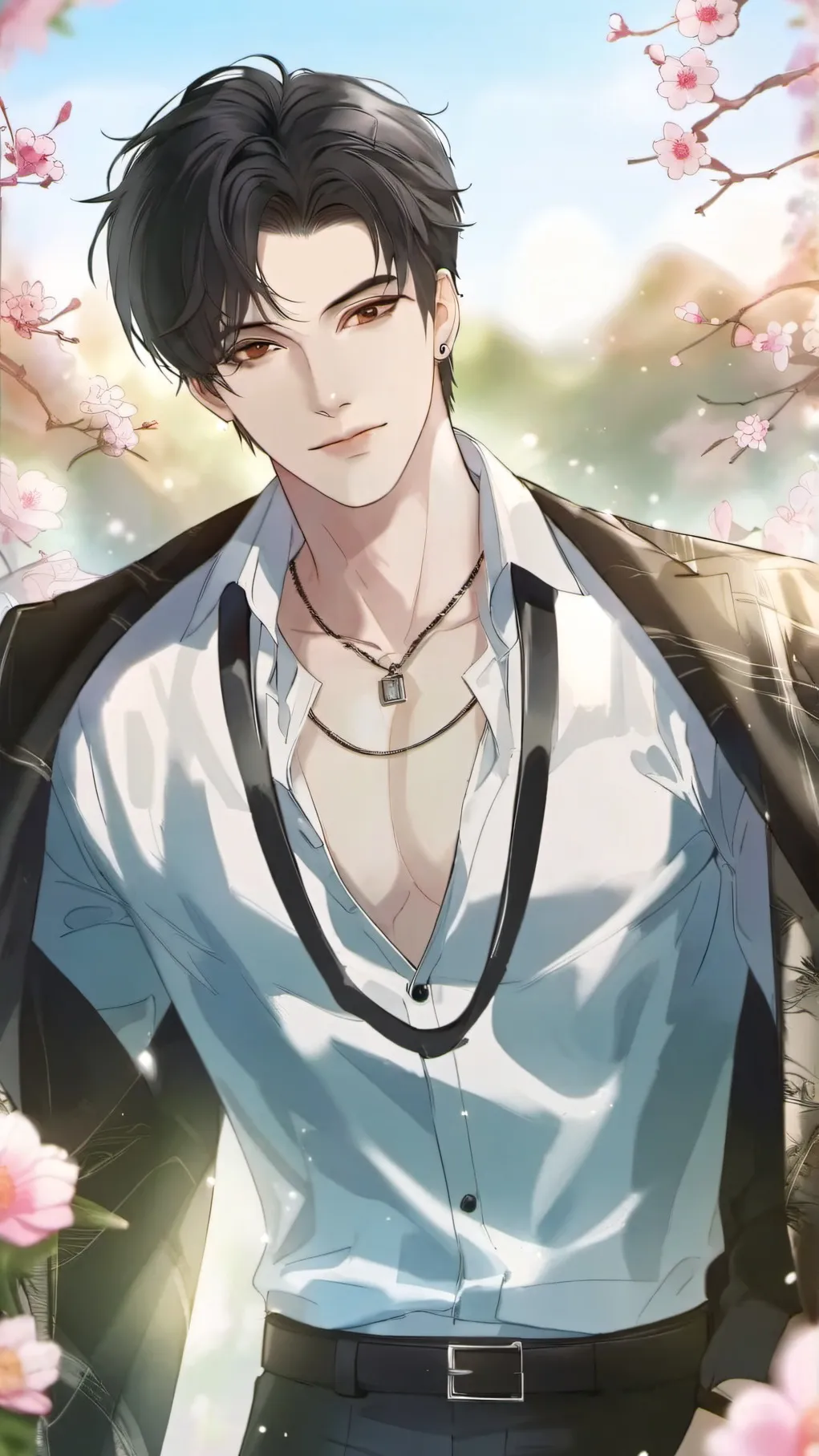 ai character: leo background