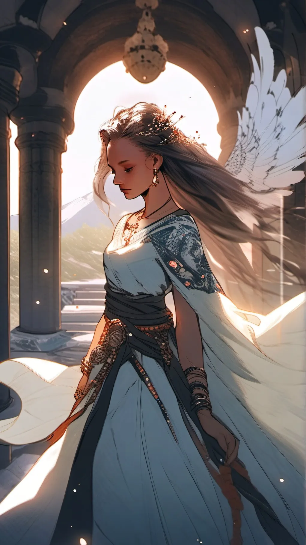 ai character: July background