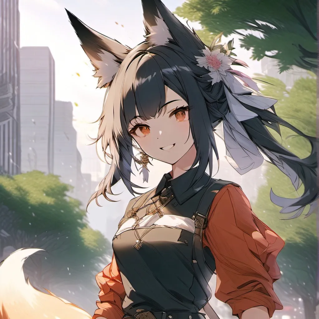 chat with ai character: Lilly (foxy girly)