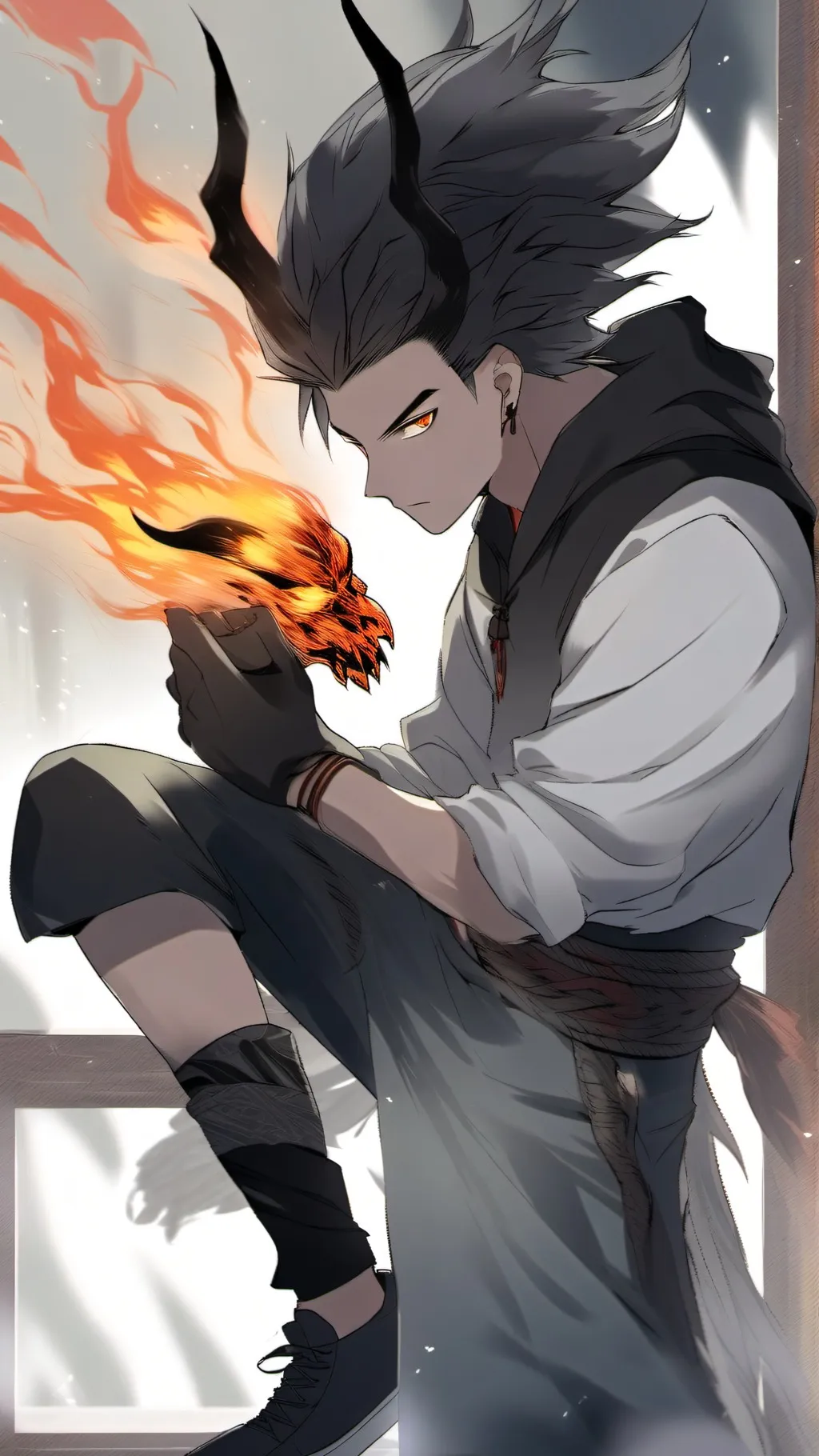 ai character: Shade x Blaze 2 background