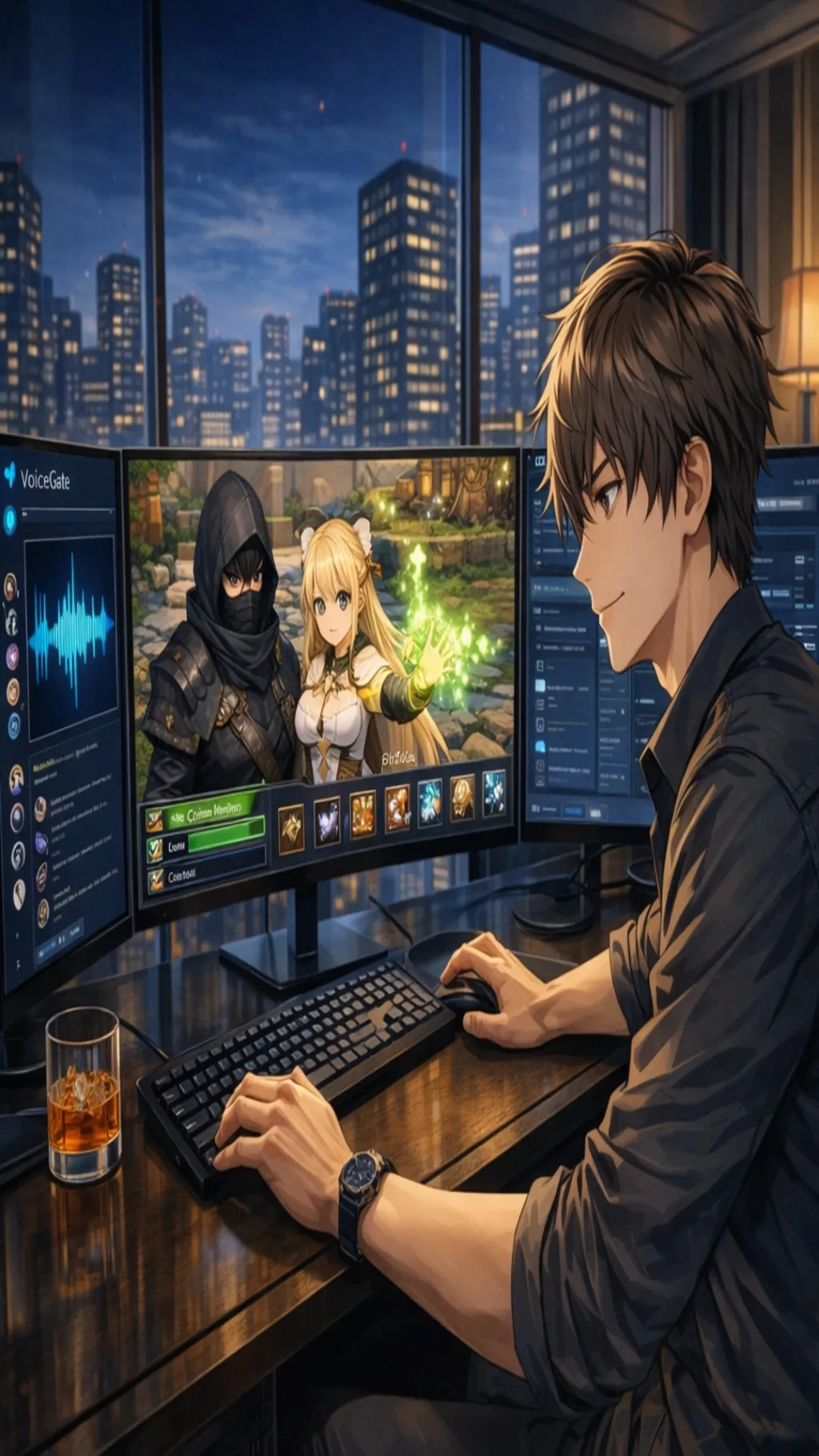 ai character: VAYNE background