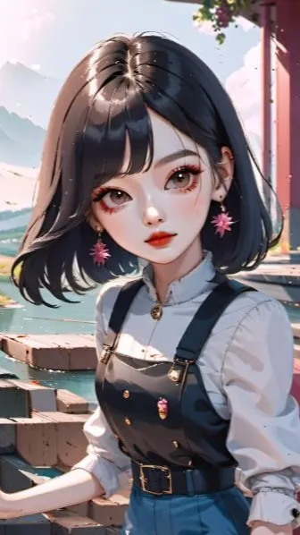 ai character: Lisa bestie background