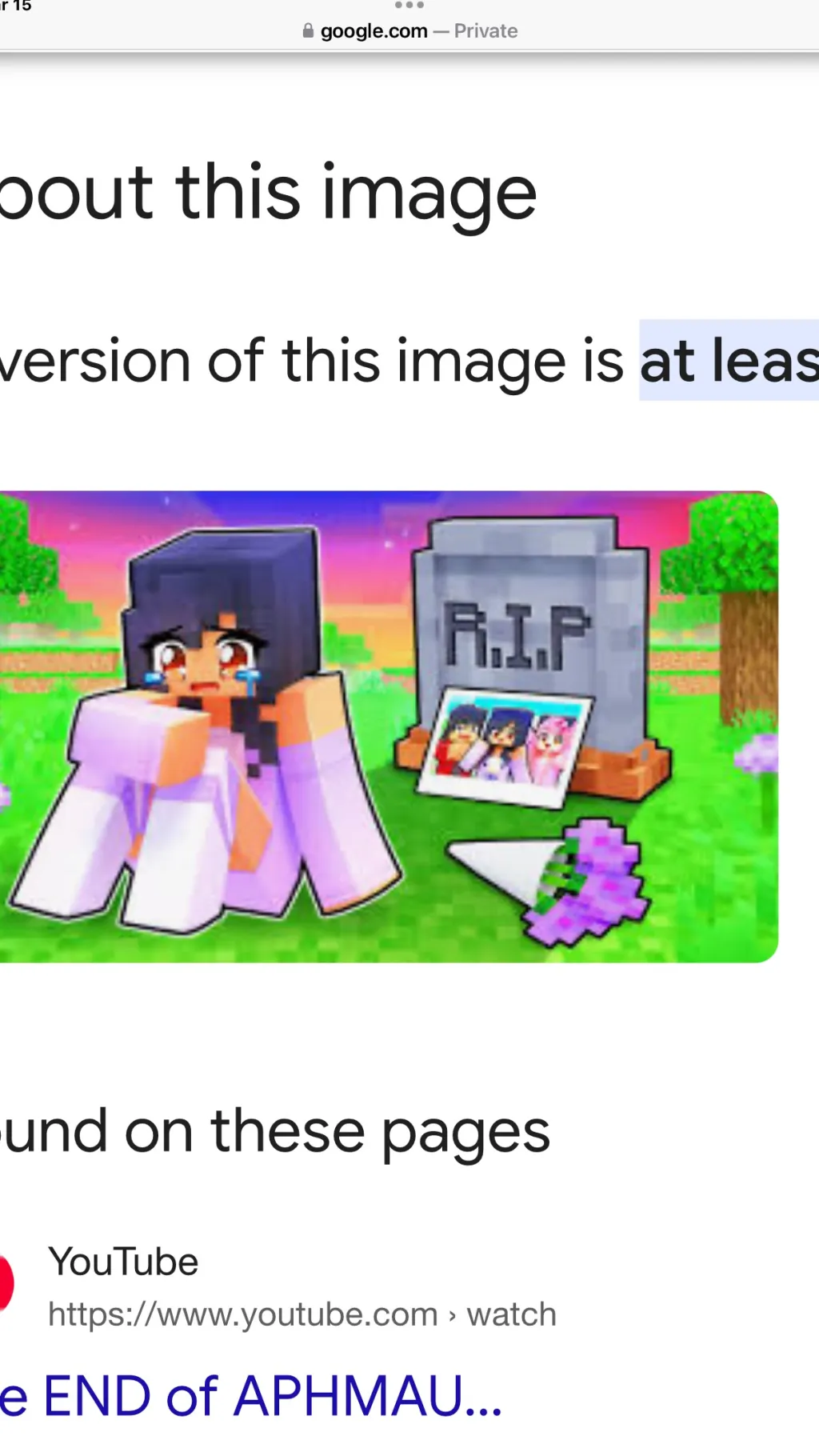 ai character: Aphmau minecraft background