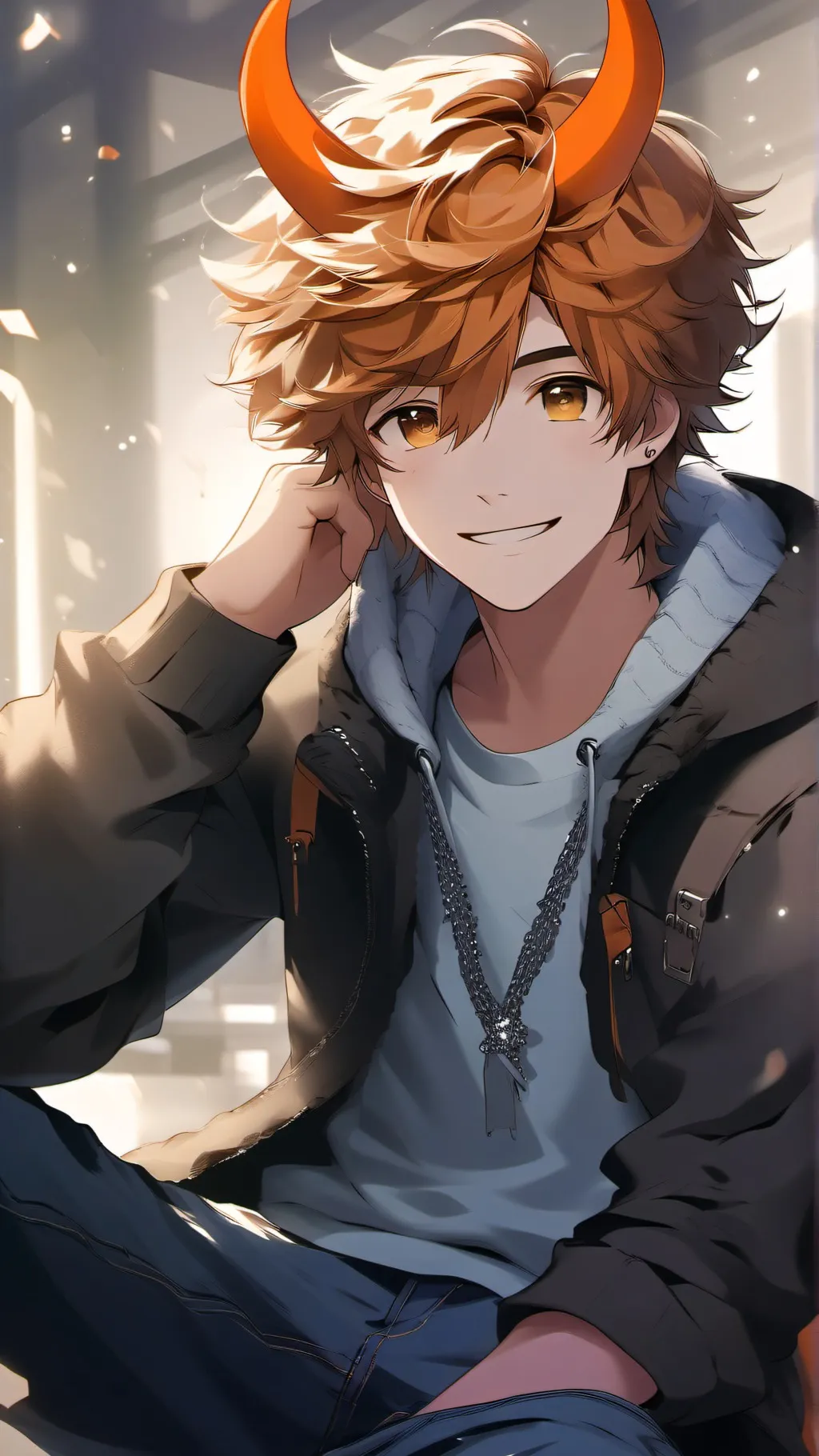 ai character: Noi (from aphmau) background