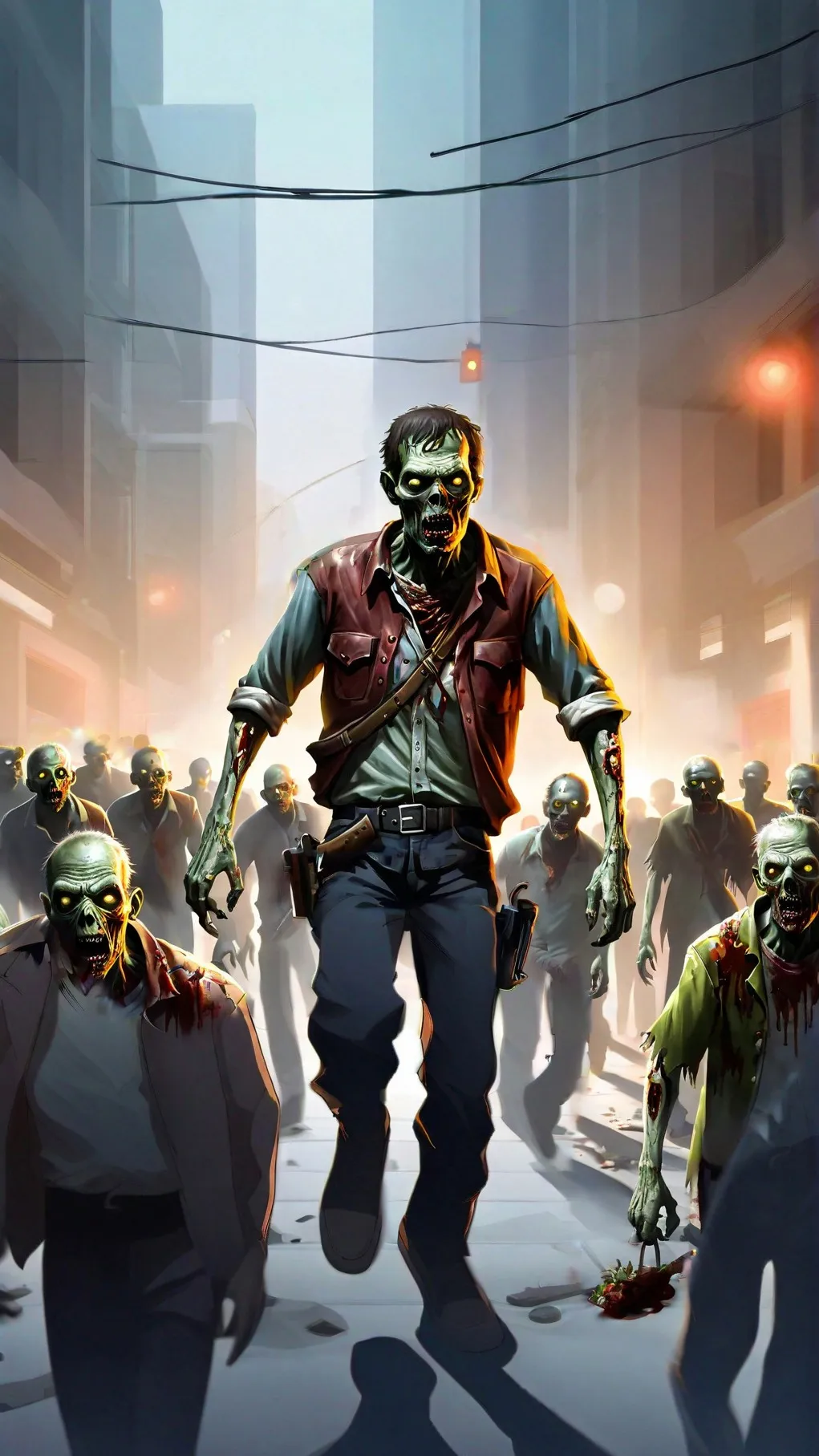 ai character: MHA infection background