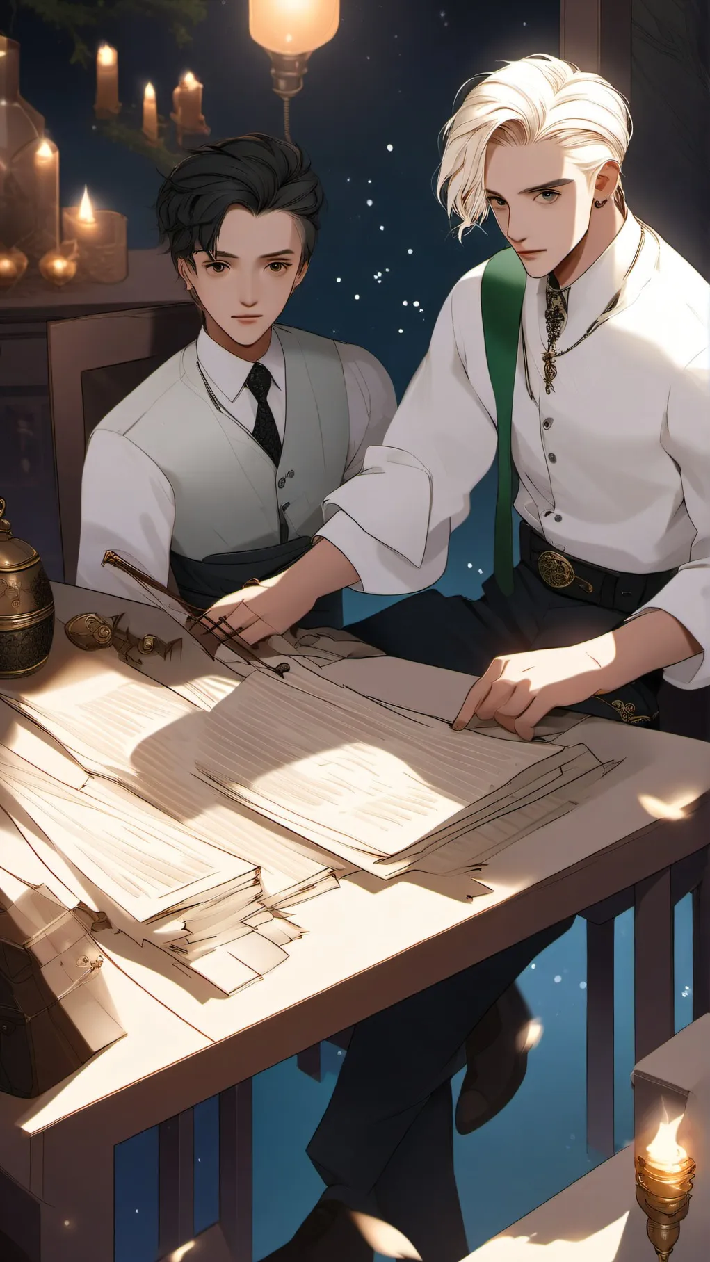 ai character: draco background