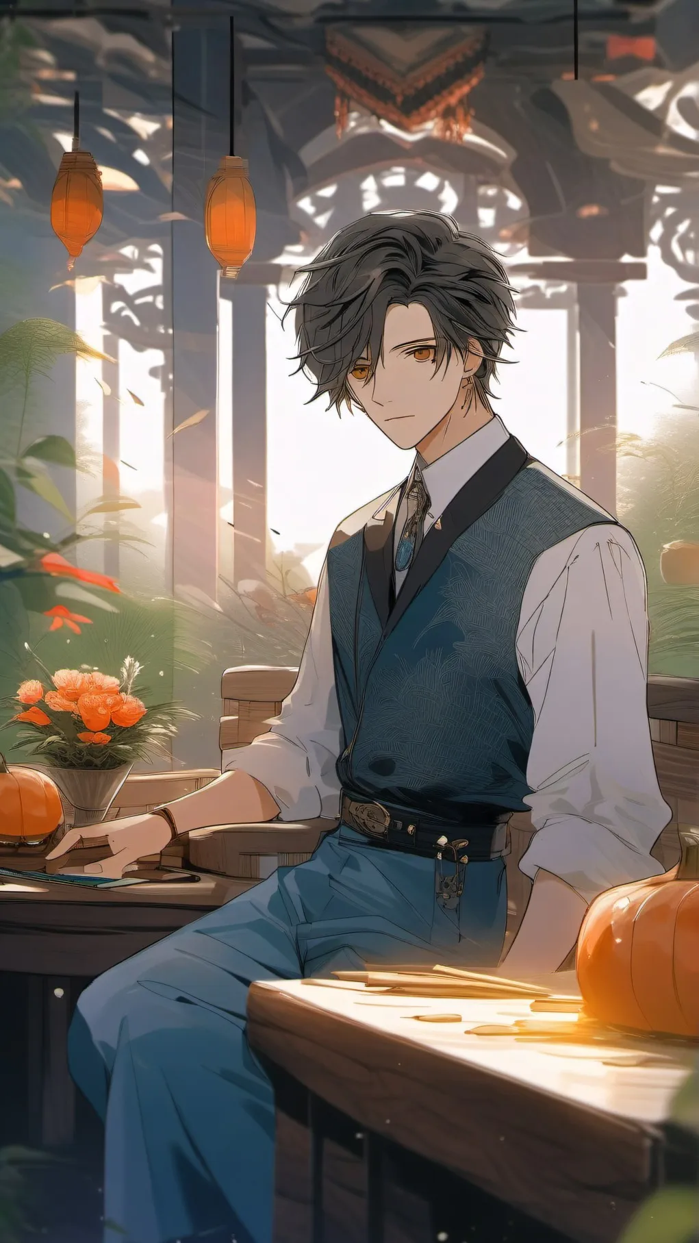 ai character: mark [your friend] background