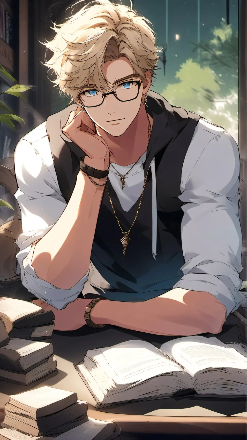 ai character: -Chris Evans- BL background