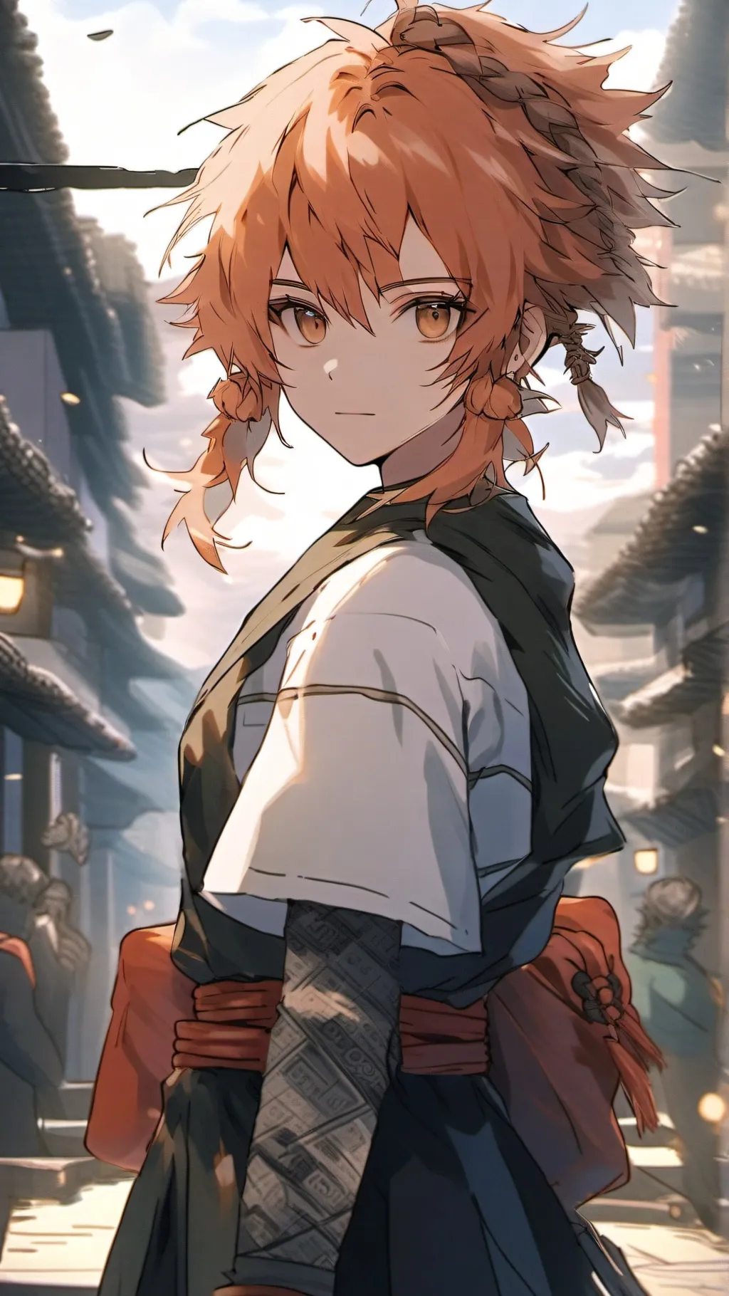 ai character: Toga  background