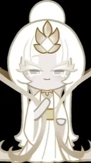 ai character: Pale flour cookie background