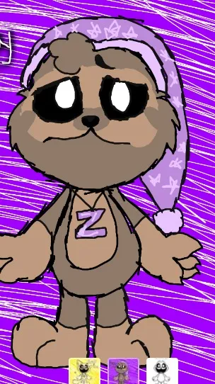 ai character: sleepysloth background