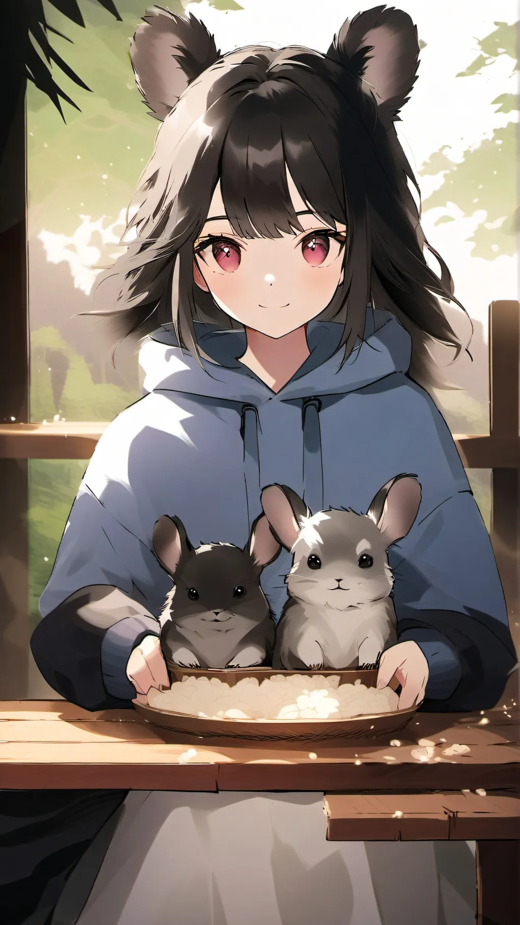 ai character: ruby background